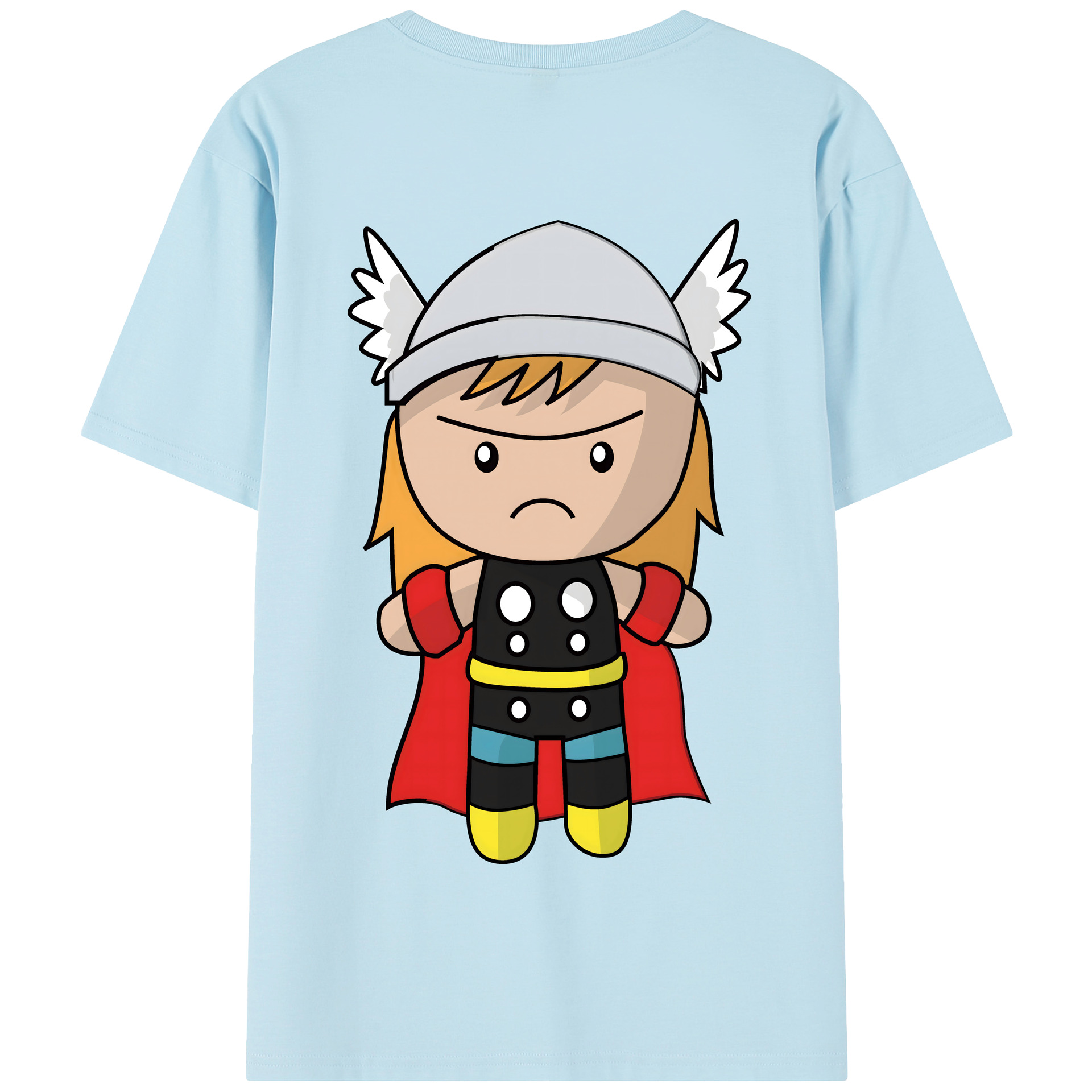 （画像用） アベンジャーズ The Avengers 綿100％半袖Tシャツ（背面プリント）
